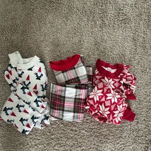 Hanna Andersson Kids Pajamas - Red, White, Green
